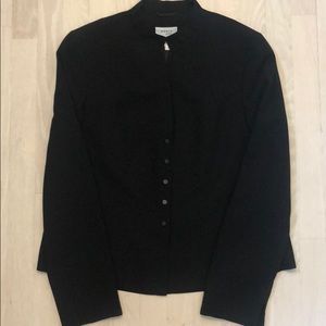 Vintage AKRIS Punto Black Shirt Jacket